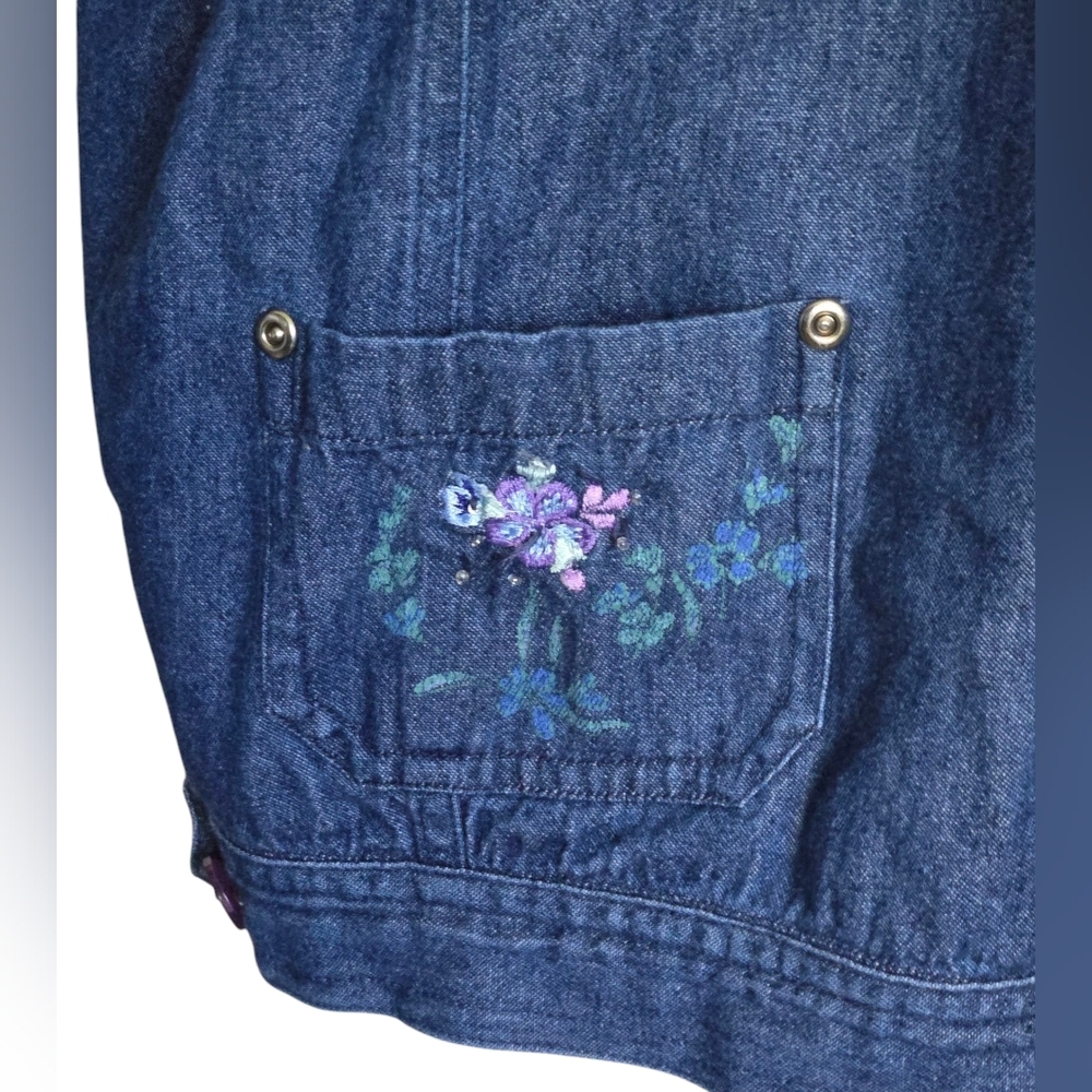 Vintage C.a. Sport Blue Denim Jacket - Picture 7 of 10